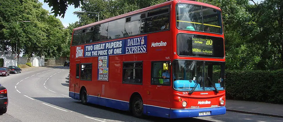 Foto: Autobuses públicos de Londres