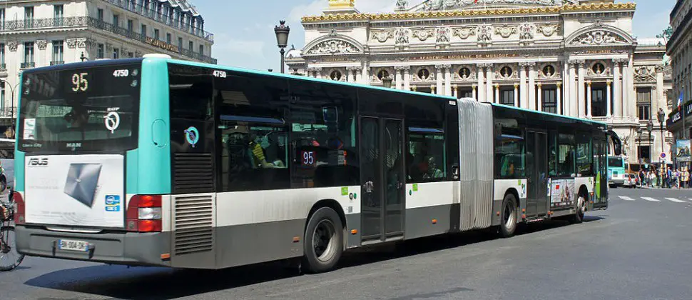 Foto: Autobuses públicos en París