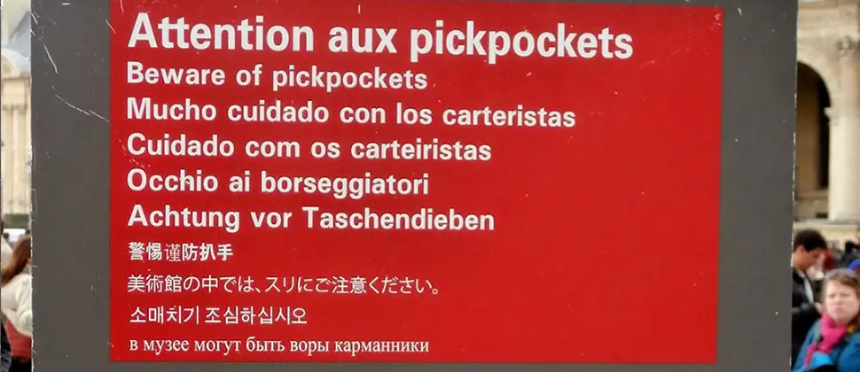 Foto: Técnicas de los carteristas en el Metro de París